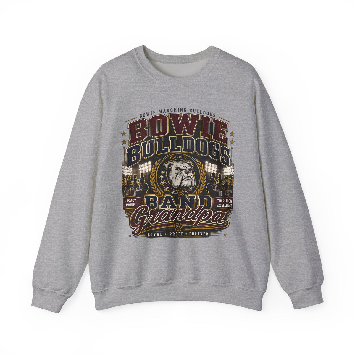 Bulldogs Band Grandpa Sweatshirt
