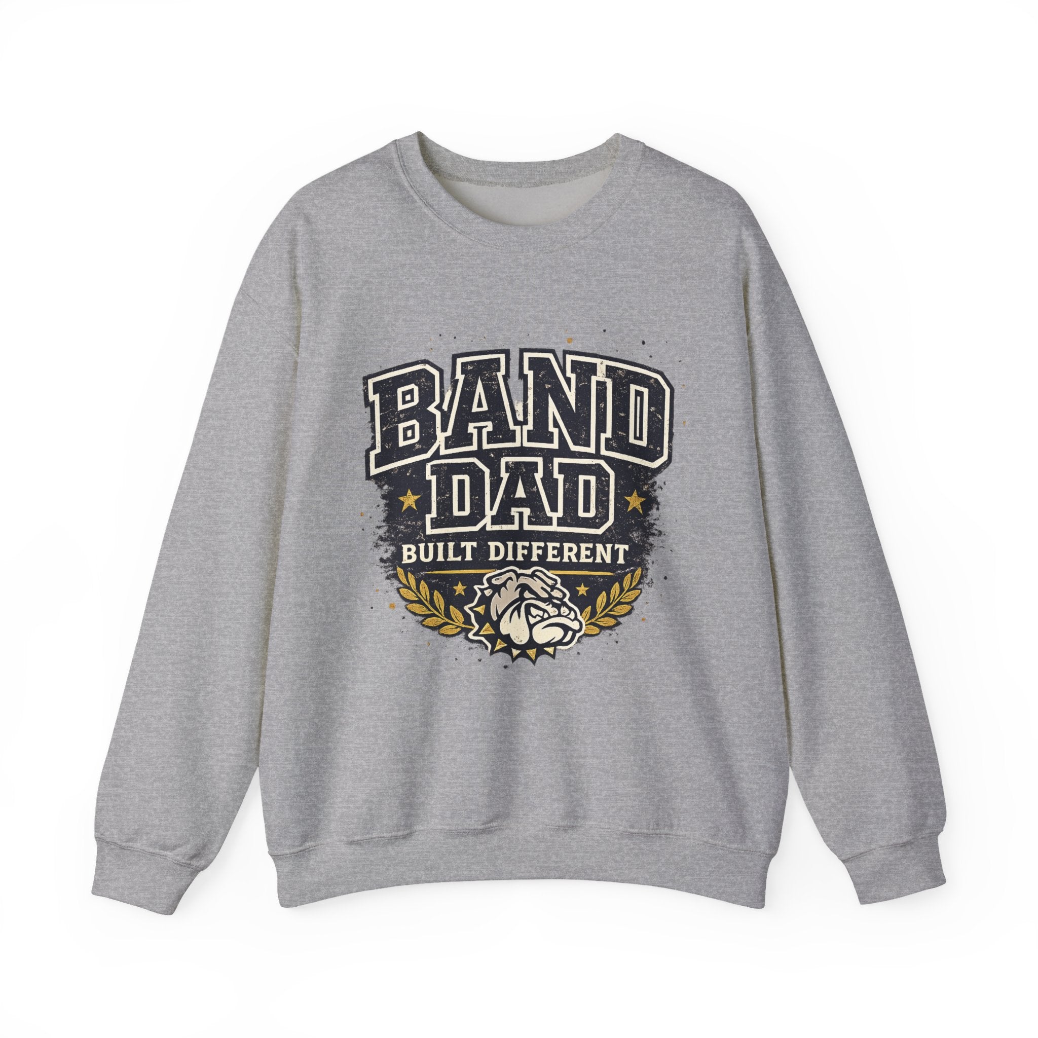 Band Dad Crewneck Sweatshirt — "Built Different" Proud Band Dad Pullover