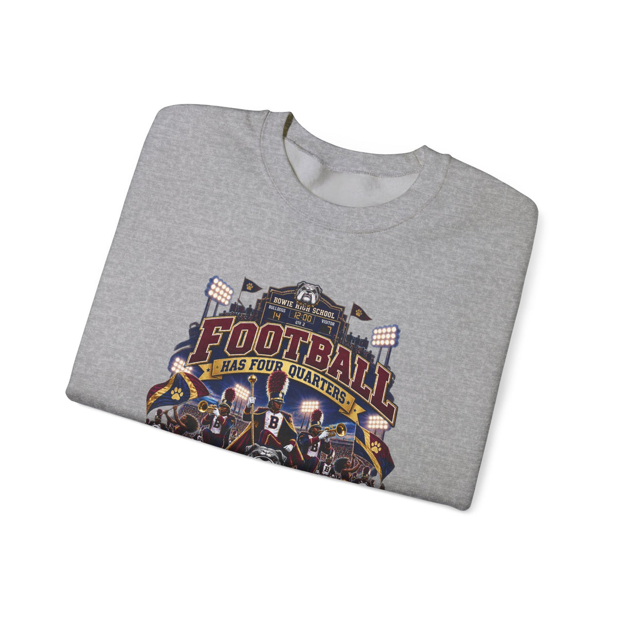 Football Halftime Crewneck Sweatshirt — "I Came For Halftime" Game Day Pullover