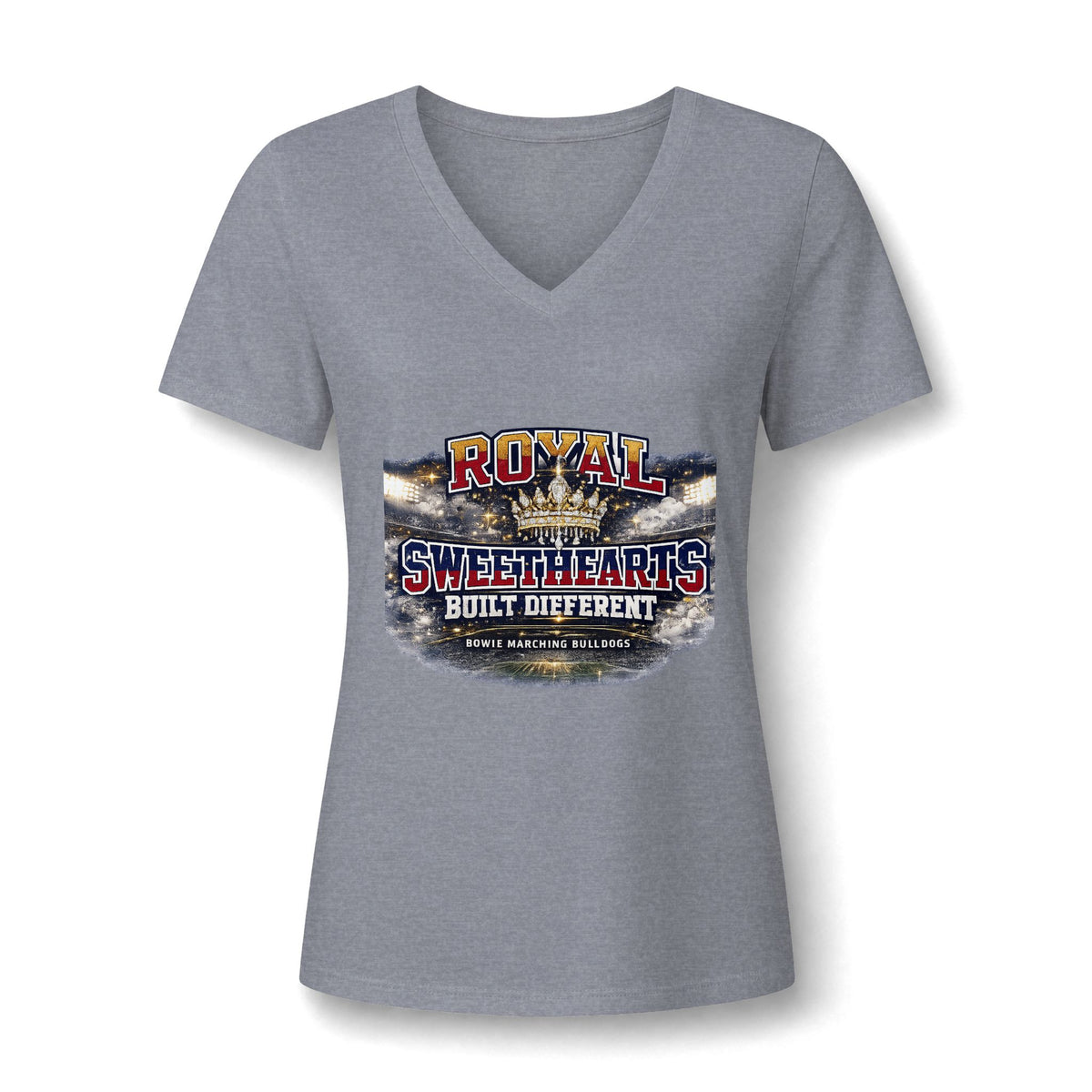 Royal Sweethearts V-Neck Tee — Built Different Vintage Graphic