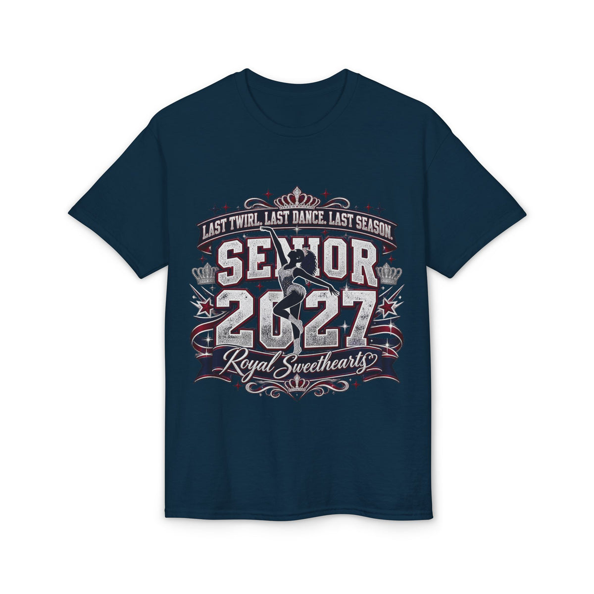 Senior 2027 Royal Sweethearts Twirl Dance T-Shirt