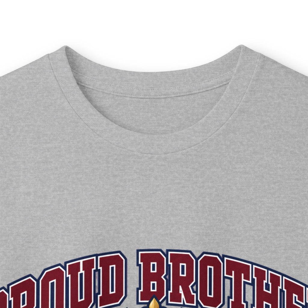 Proud Brother Long Sleeve Tee — "Proud Brother of a Royal Sweetheart" Crest Design
