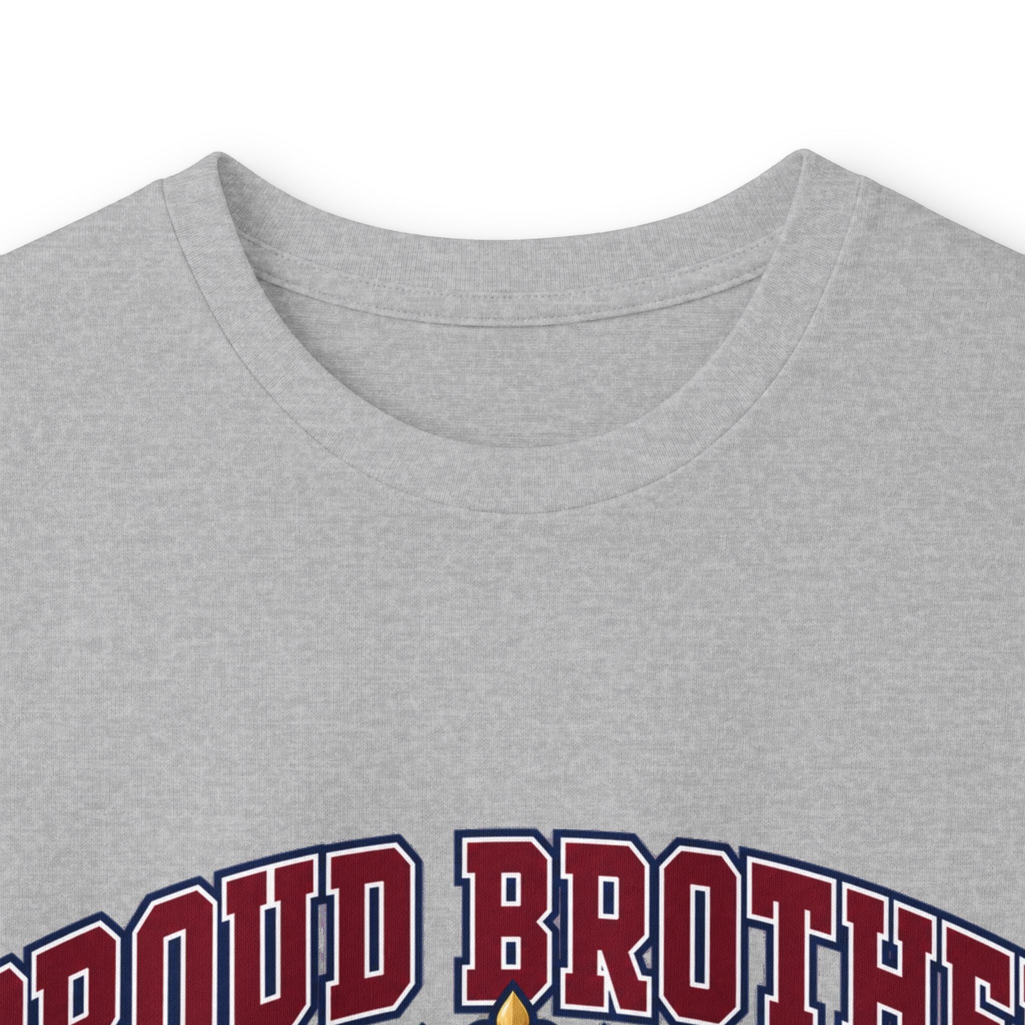 Proud Brother Long Sleeve Tee — "Proud Brother of a Royal Sweetheart" Crest Design