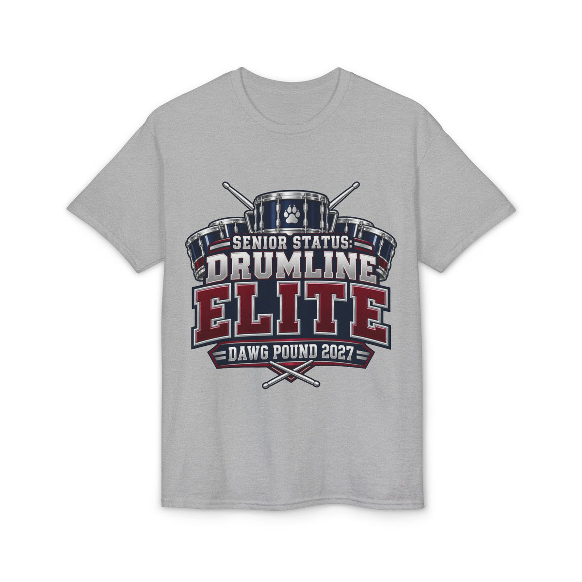 Drumline Elite Senior T‑Shirt — "Dawg Pound 2027" Band Tee