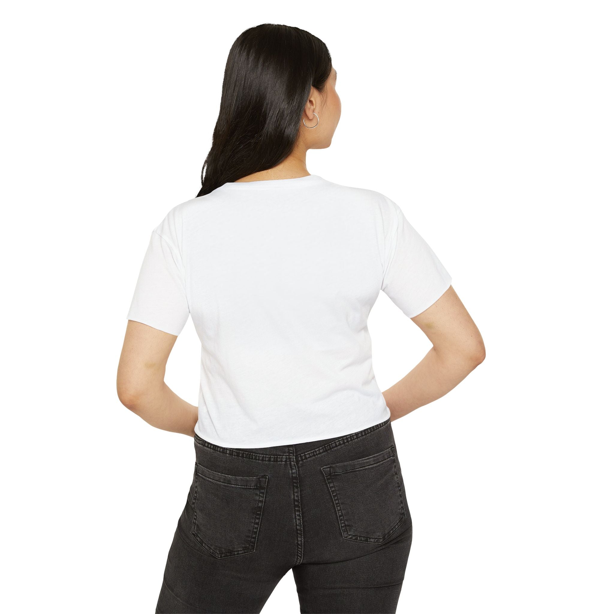 We Command Halftime Crop Top — Women's Festival Dance Team Graphic Tee