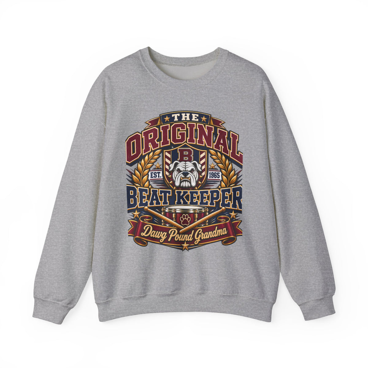 Original Beat Keeper Sweatshirt — Dawg Pound Grandma Retro Football Crewneck