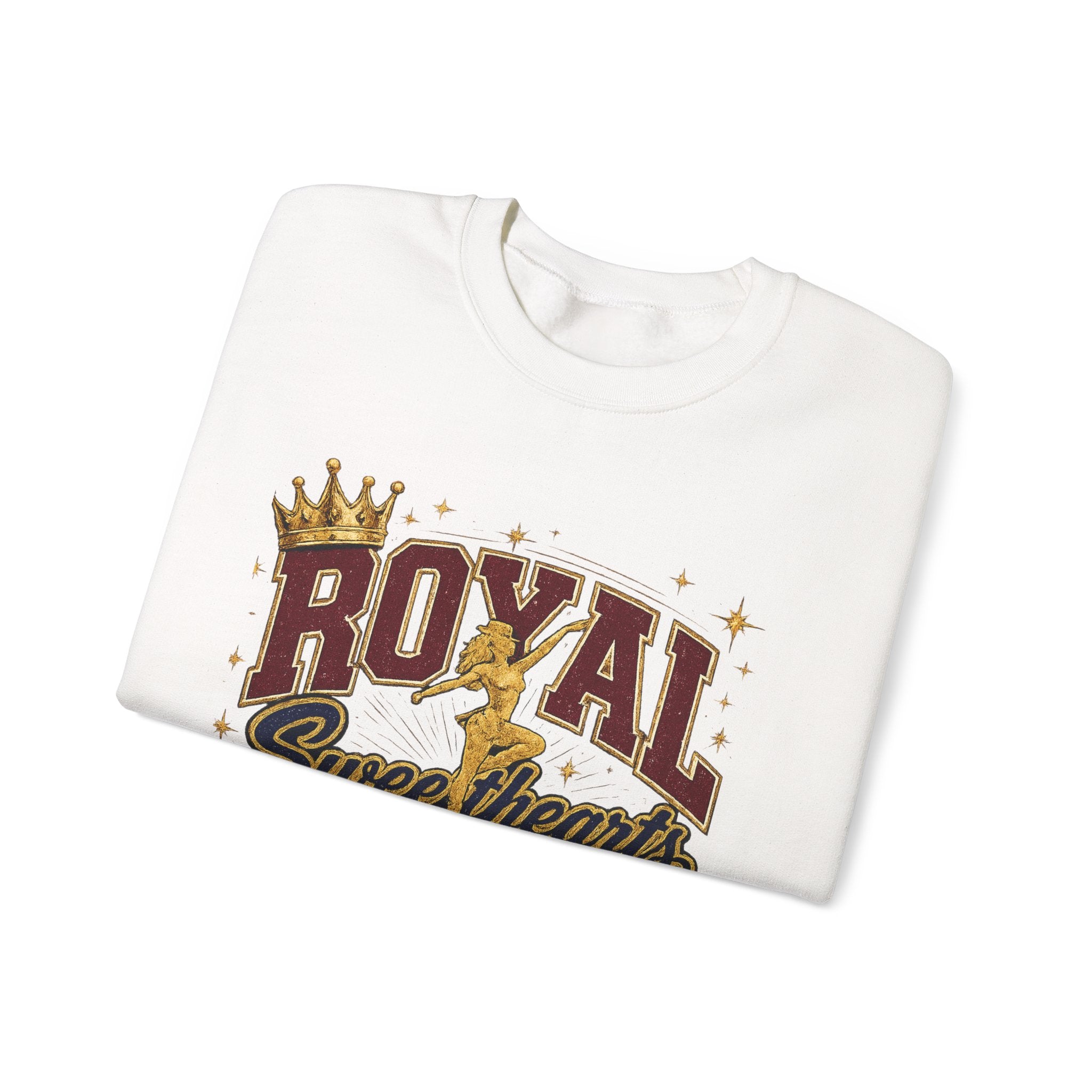 Royal Sweethearts Mom Crewneck Sweatshirt — 'Royal Sweetheart Mom' Graphic Pullover, Mother's Day Gift