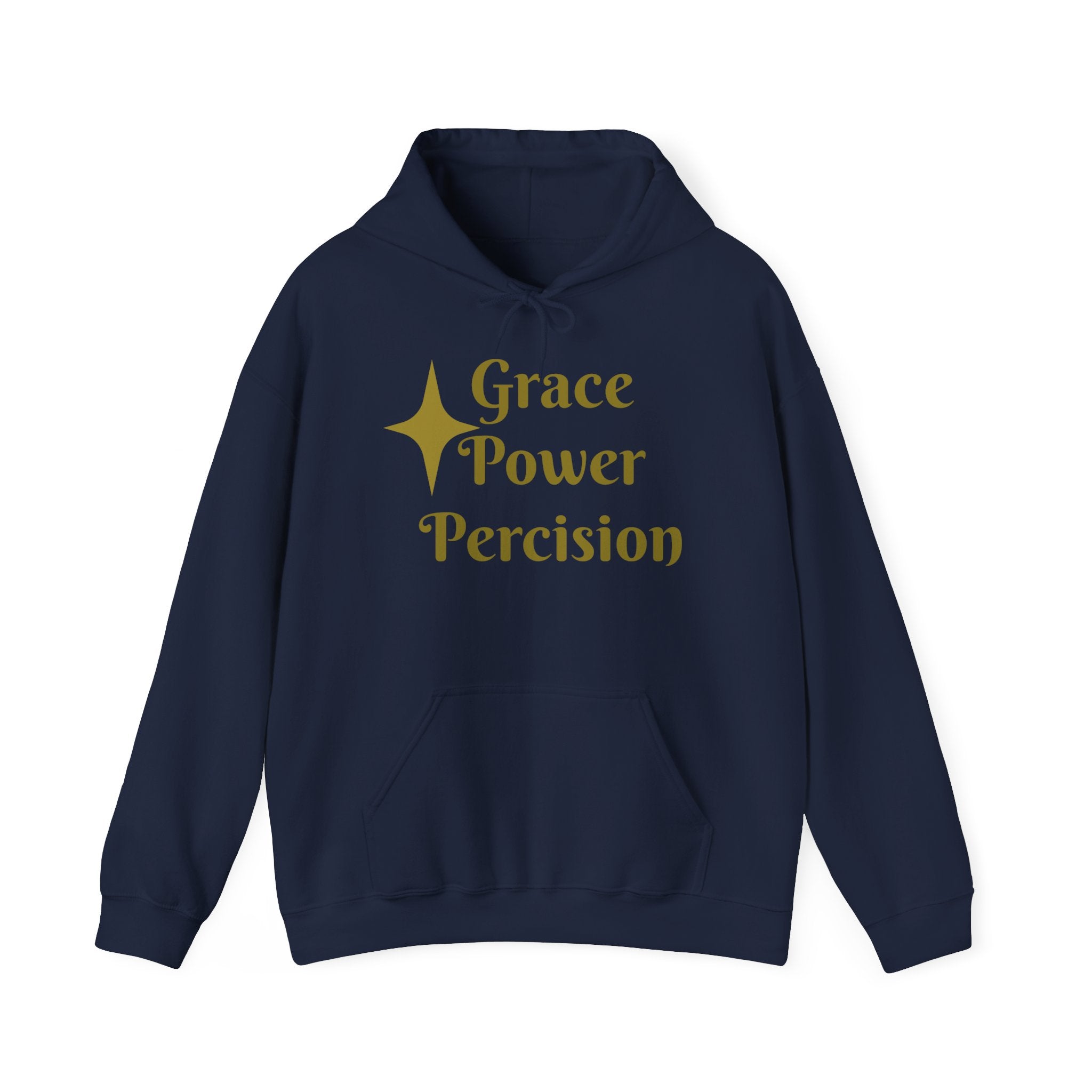 Pressure Makes Queens Hoodie — Grace Power Precision Graphic Pullover