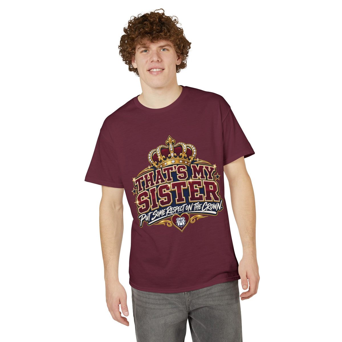 That's My Sister T-Shirt — Put Some Respect on the Crown Sister Crew Tee