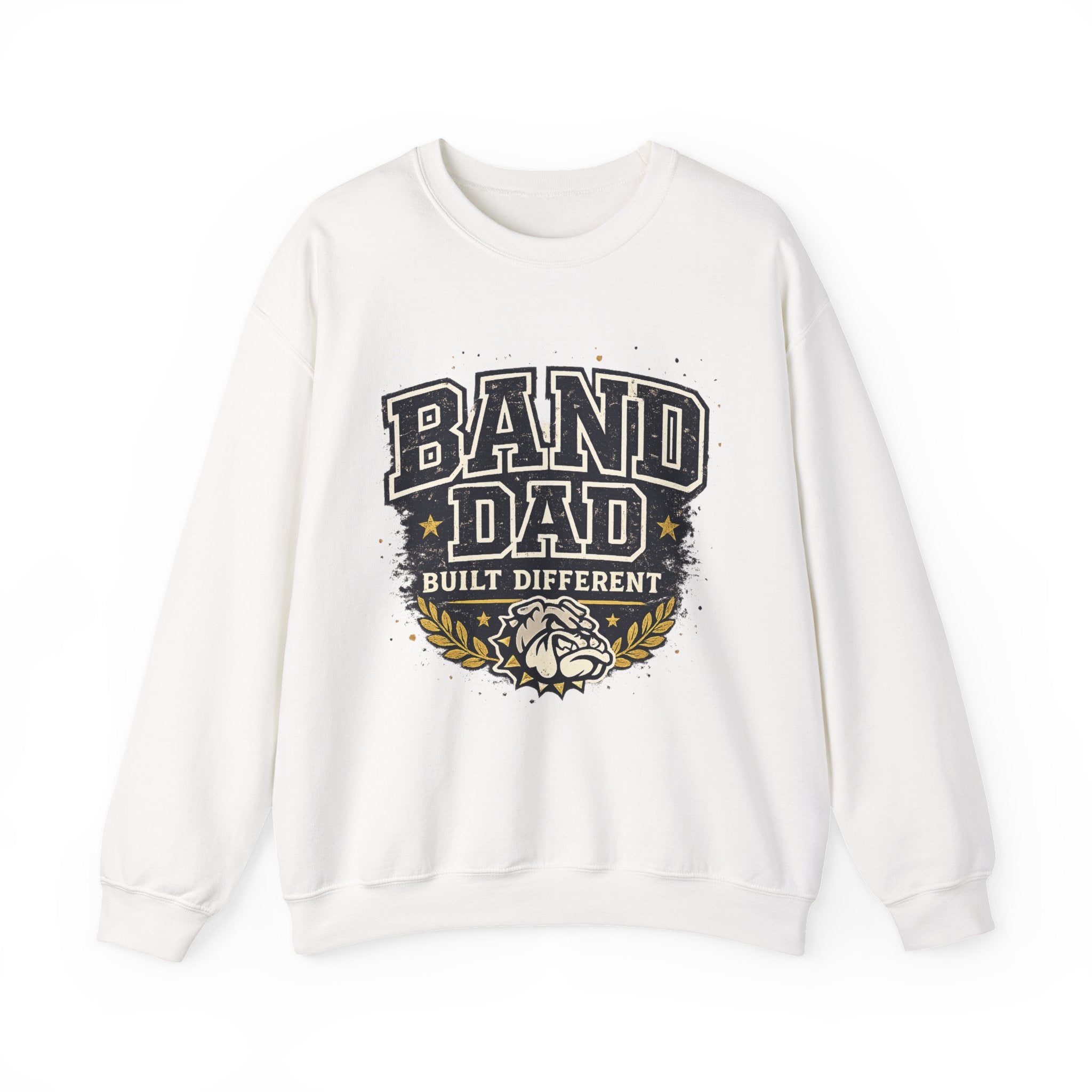 Band Dad Crewneck Sweatshirt — "Built Different" Proud Band Dad Pullover