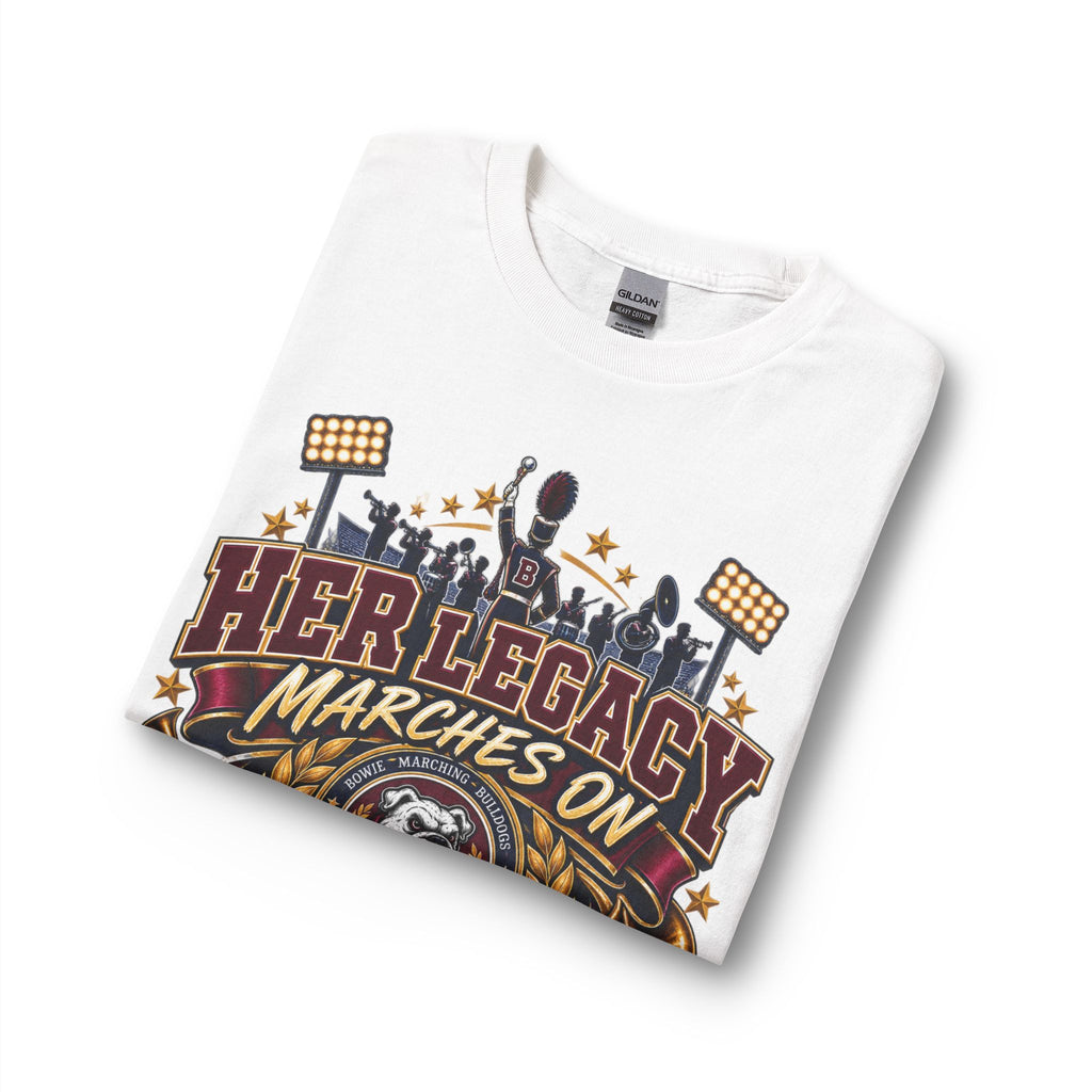 Bulldog Grandma Long Sleeve Shirt — "Her Legacy Marches On"