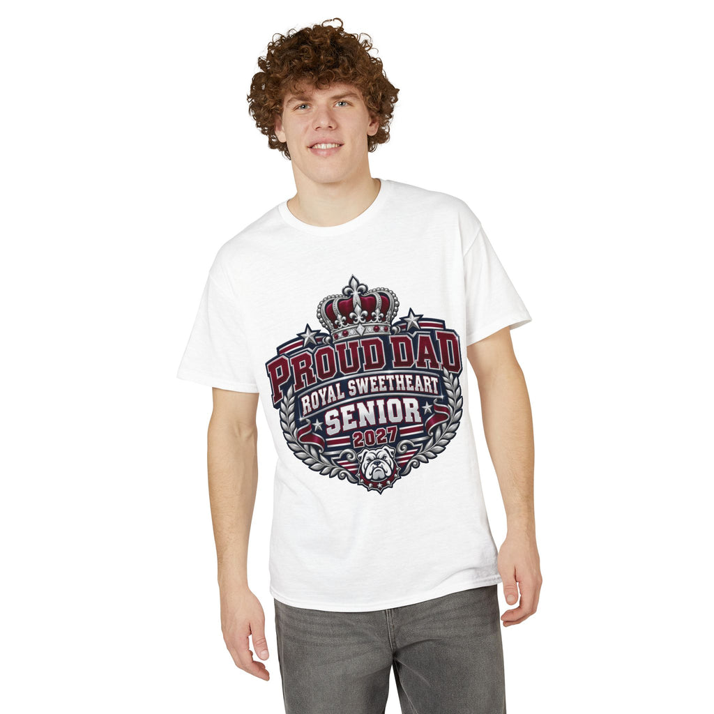 Proud Dad 'Royal Sweetheart Senior 2027' T-Shirt
