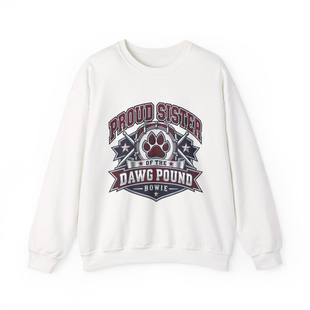 Proud Sister of the Dawg Pound Crewneck Sweatshirt — Fan Pride Pullover