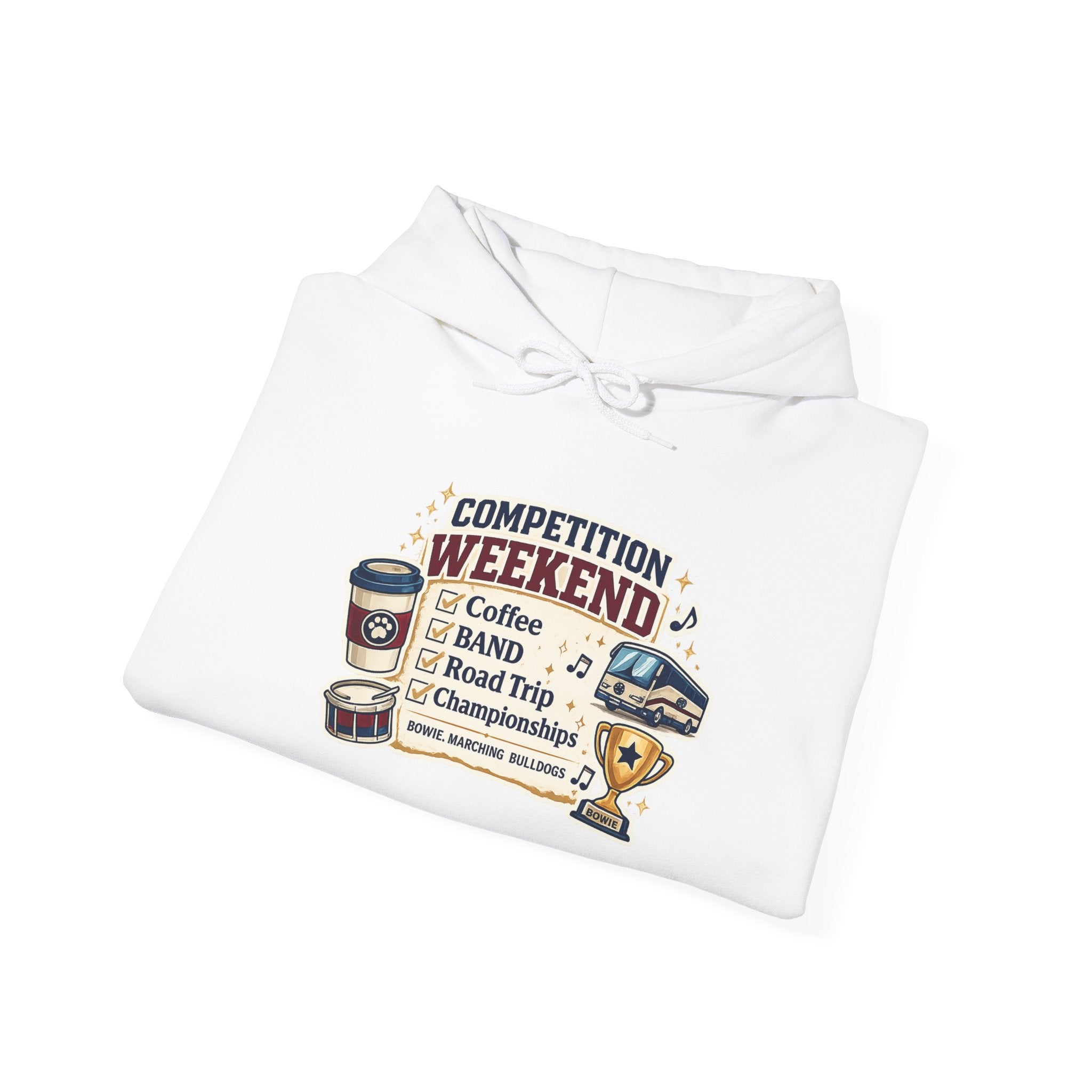 Competition Weekend Hoodie — Coffee, Band, Road Trip Championship Sweatshirt