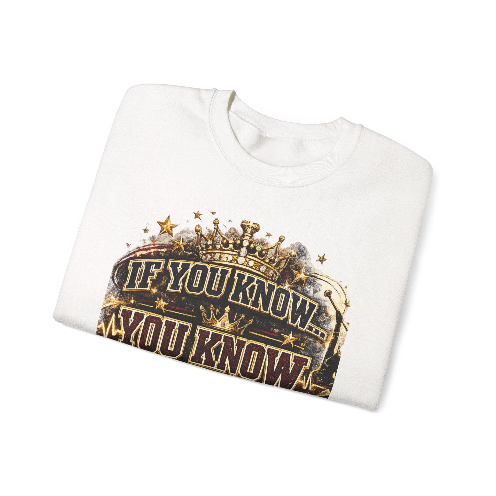 If You Know You Know Crewneck Sweatshirt — 'Royal Sweethearts' Retro Concert Graphic