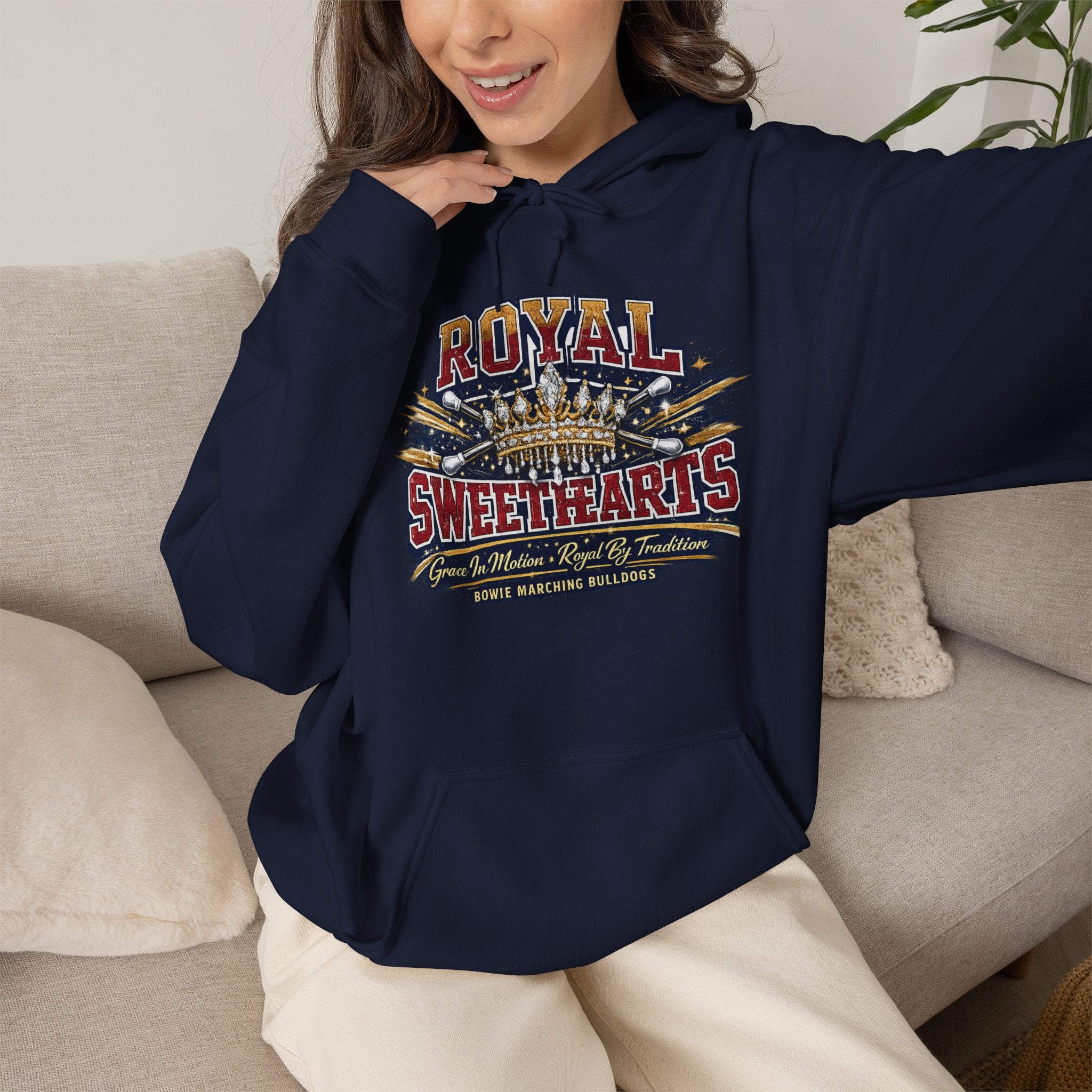 Royal Sweethearts Hoodie — Vintage Rock Band Graphic Pullover