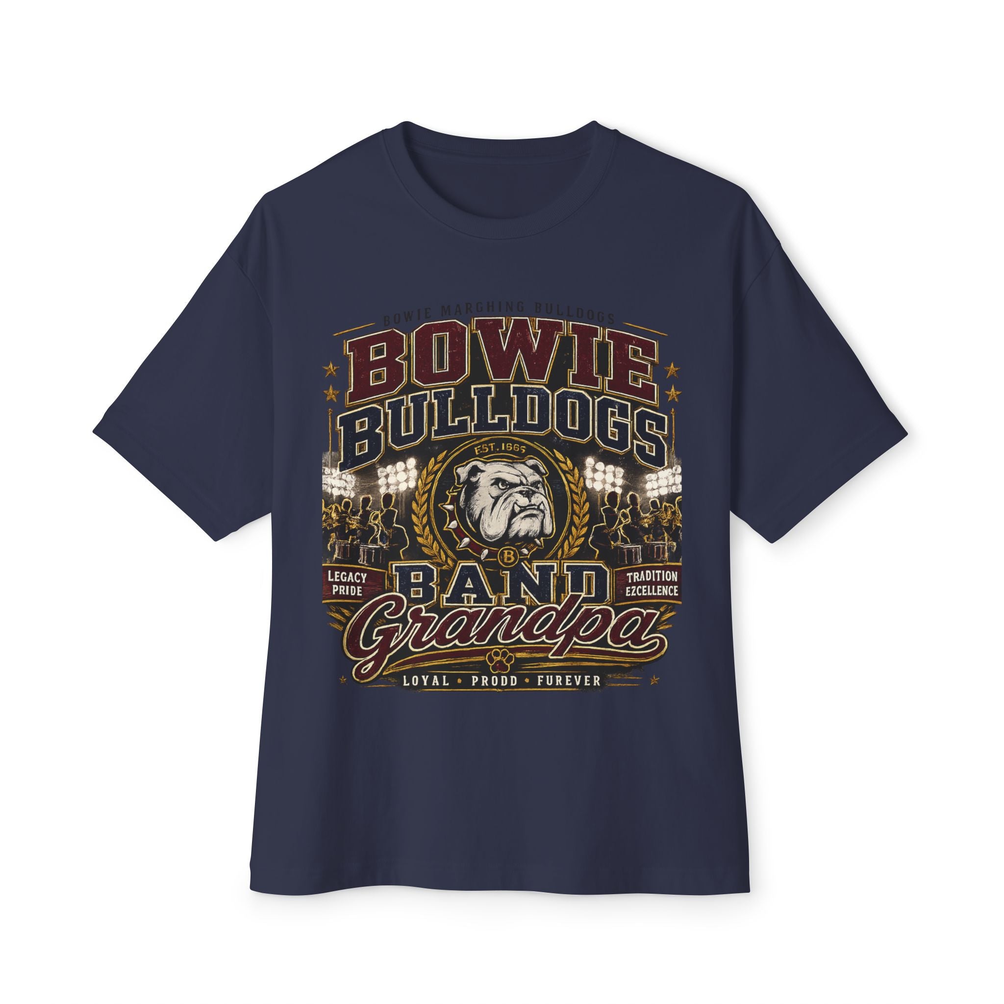 Bowie Bulldogs Band Grandpa Tee