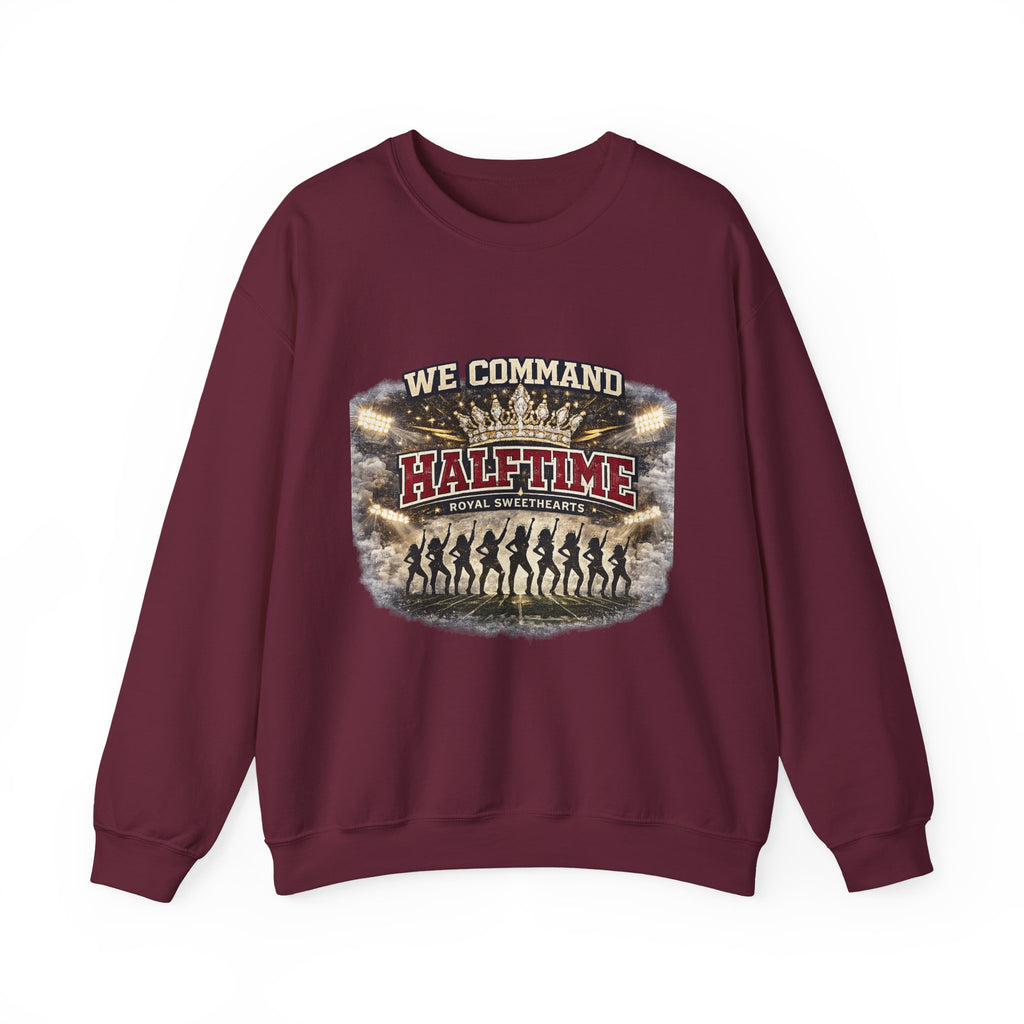 Halftime Command Crewneck Sweatshirt – We Command Halftime Football Design