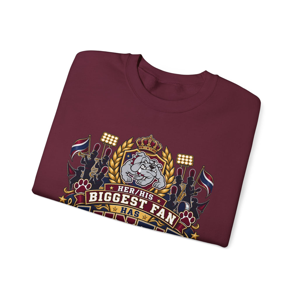 Auntie Crewneck Sweatshirt - "Biggest Fan Has Auntie Status" Retro Crest