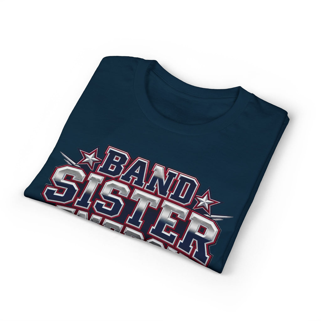 Band Sister Energy T-Shirt — "All Heart, All Hype" Marching Band Tee