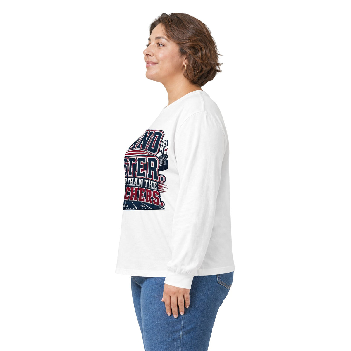 Band Sister Long Sleeve Tee — "Louder Than the Stands" Marching Band Shirt