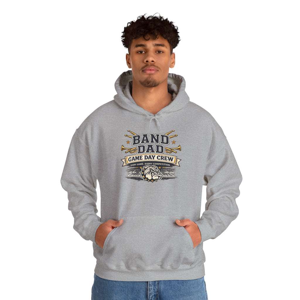 Band Dad Hoodie - Game Day Crew Marching Band Dad Sweatshirt