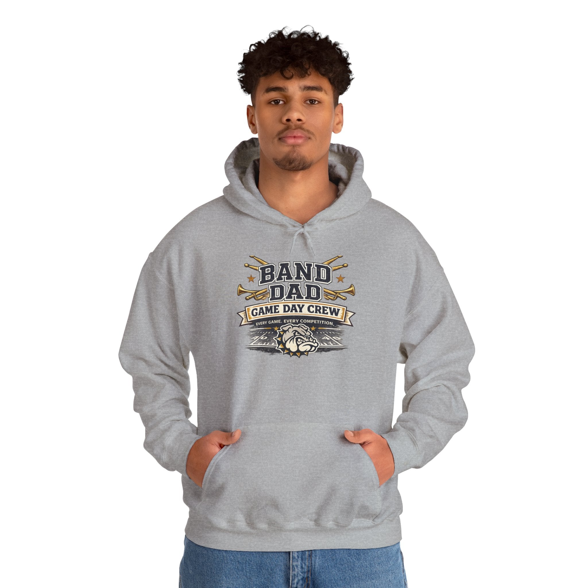 Band Dad Hoodie - Game Day Crew Marching Band Dad Sweatshirt