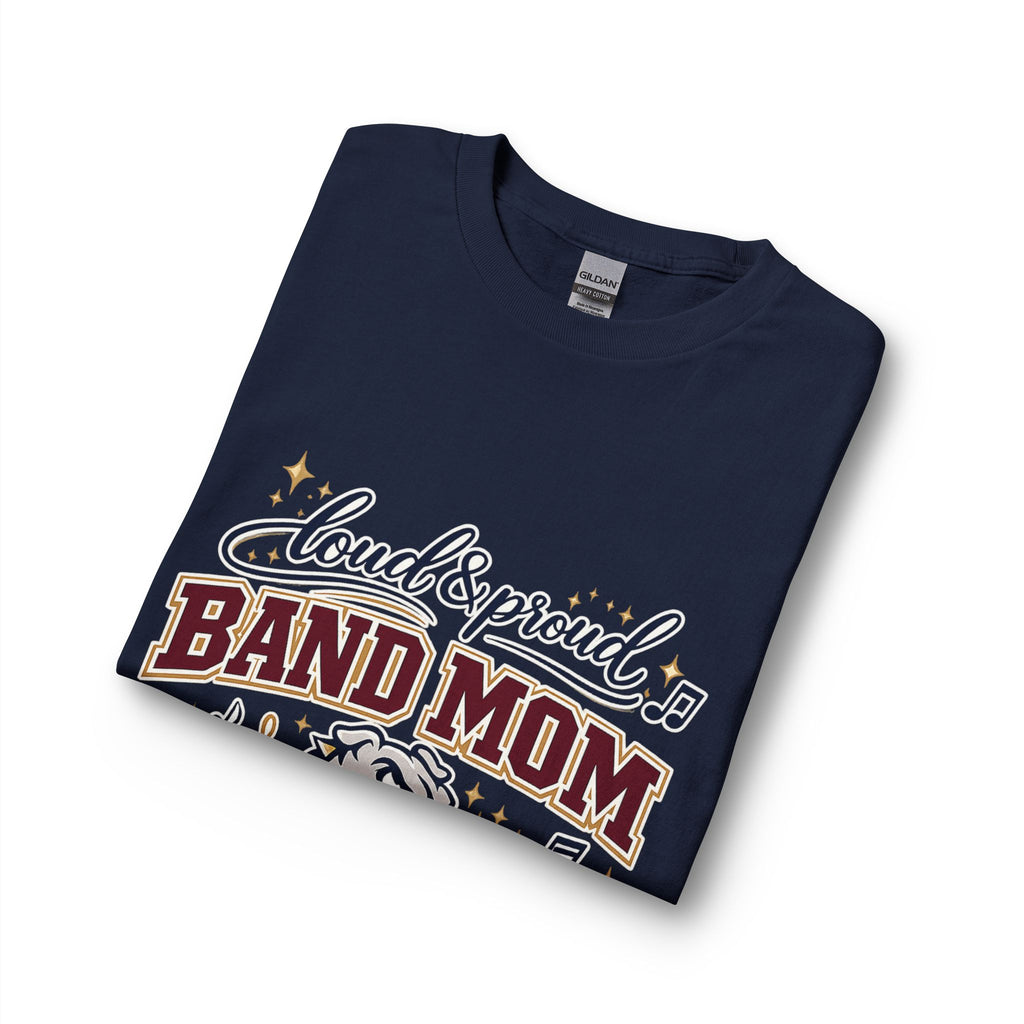 Loud & Proud Band Mom Long Sleeve Tee — Bowie Marching Bulldogs