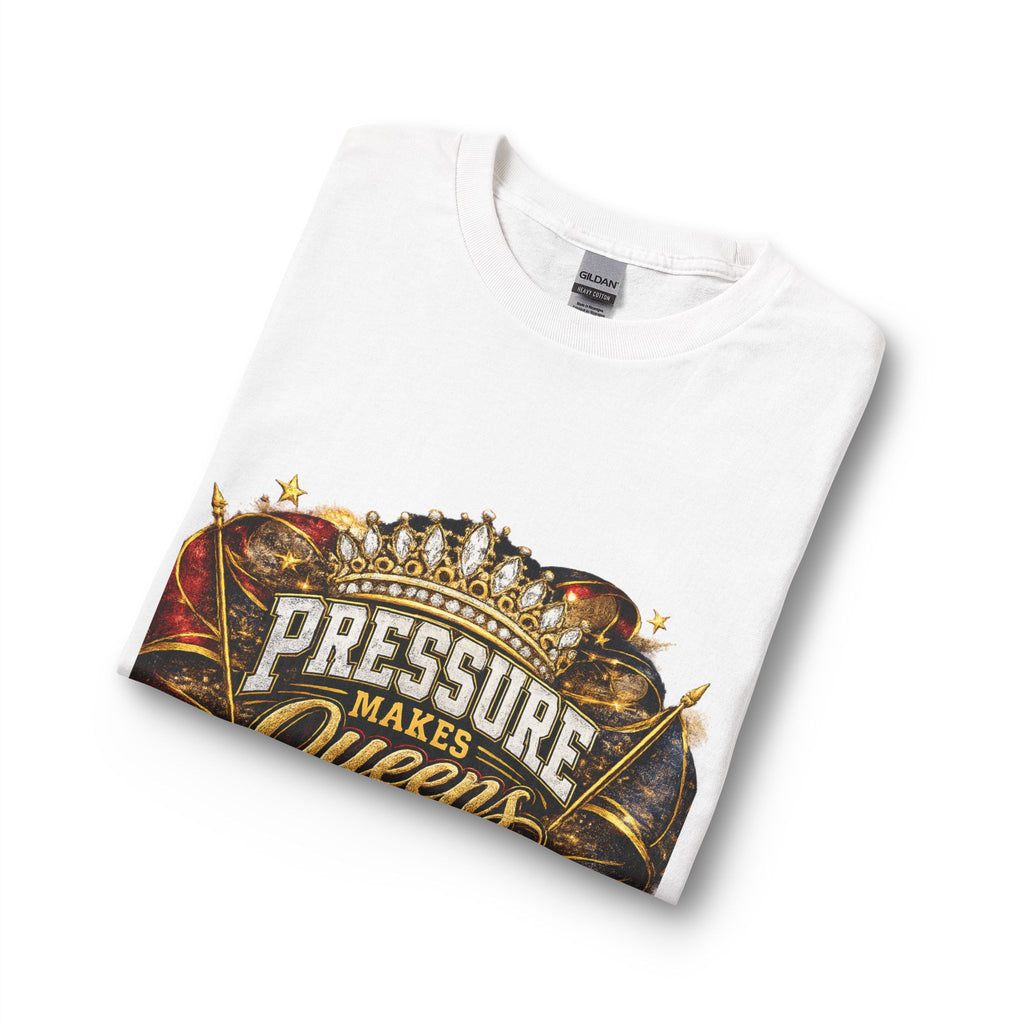 Pressure Makes Queens Long Sleeve Shirt — Empowerment Graphic Tee