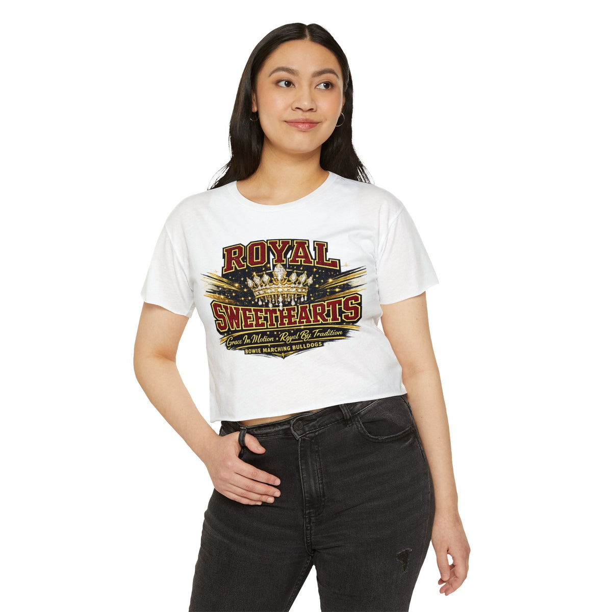 Royal Sweethearts Festival Crop Top — Vintage Band/Parade Graphic Tee