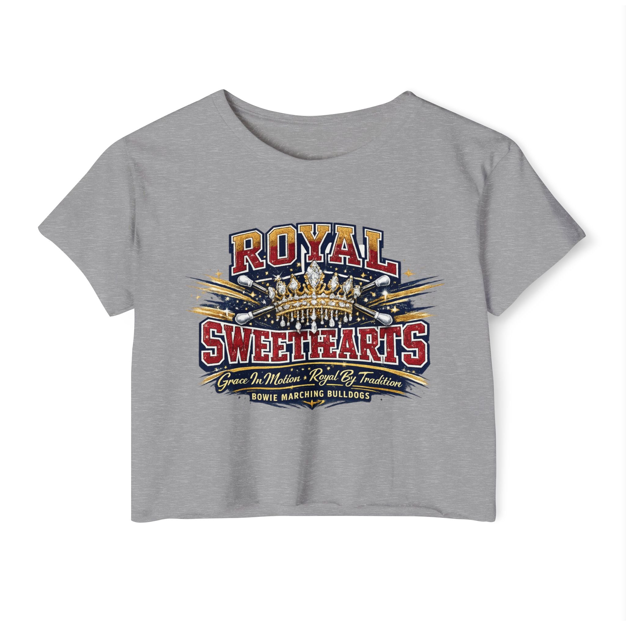 Royal Sweethearts Festival Crop Top — Vintage Band/Parade Graphic Tee