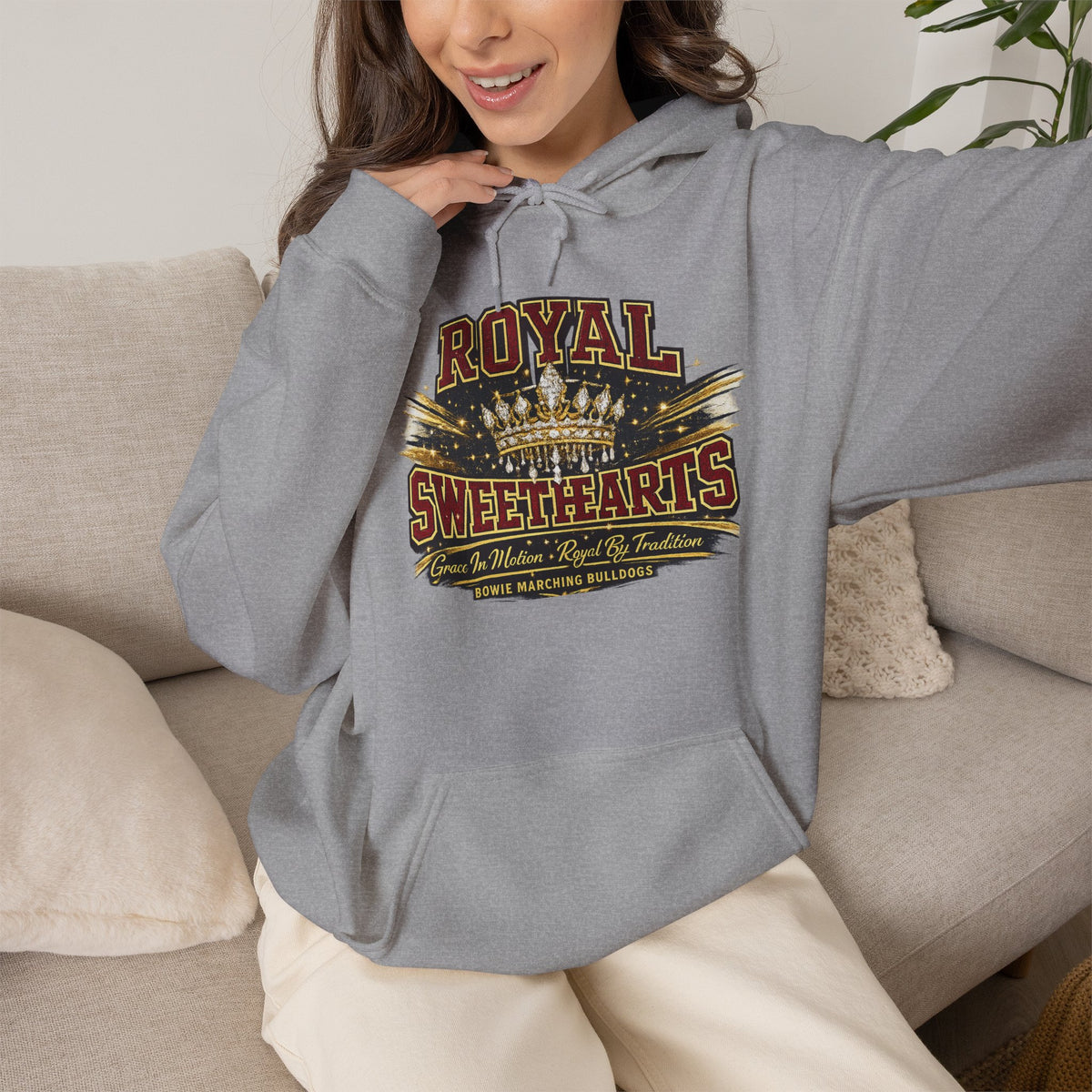 Royal Sweethearts Hoodie — Vintage Rock Band Graphic Pullover