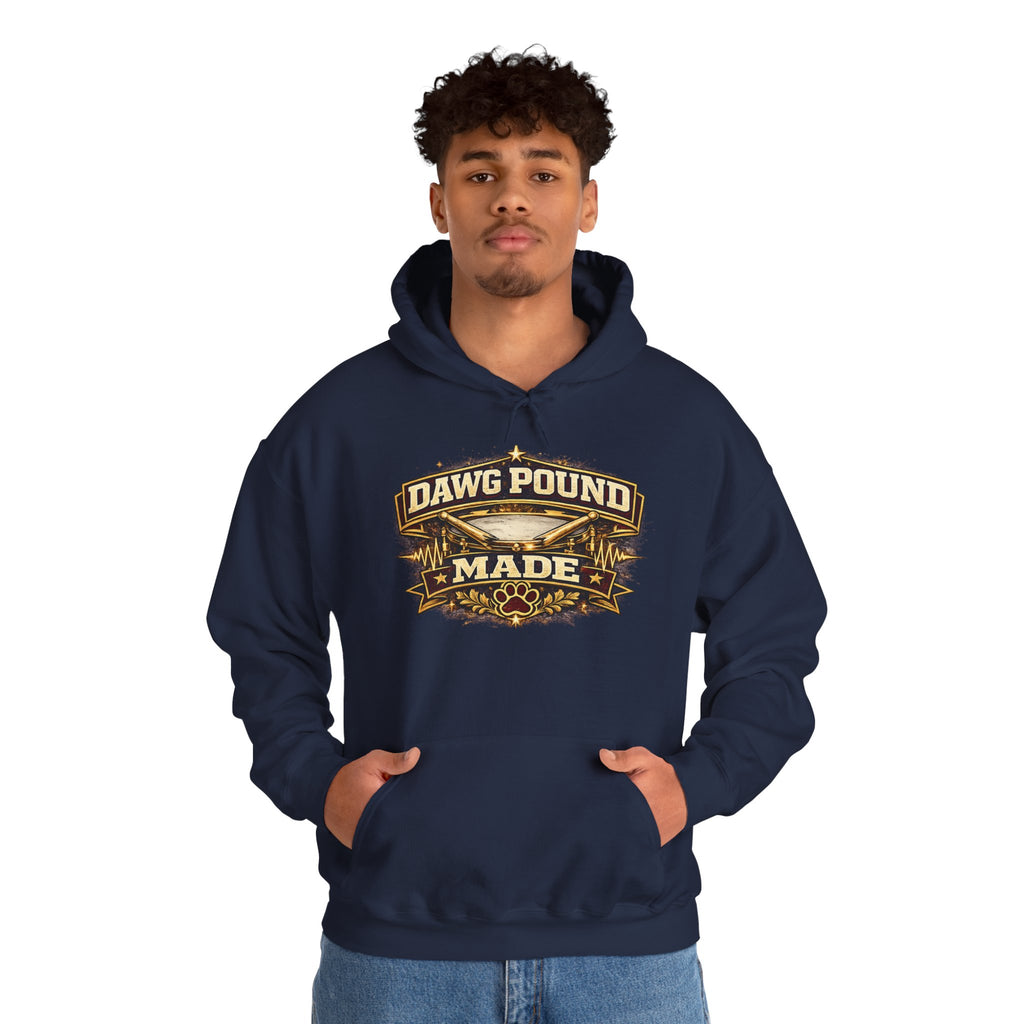 Dawg Pound Made Hoodie – Vintage Football Fan Pullover