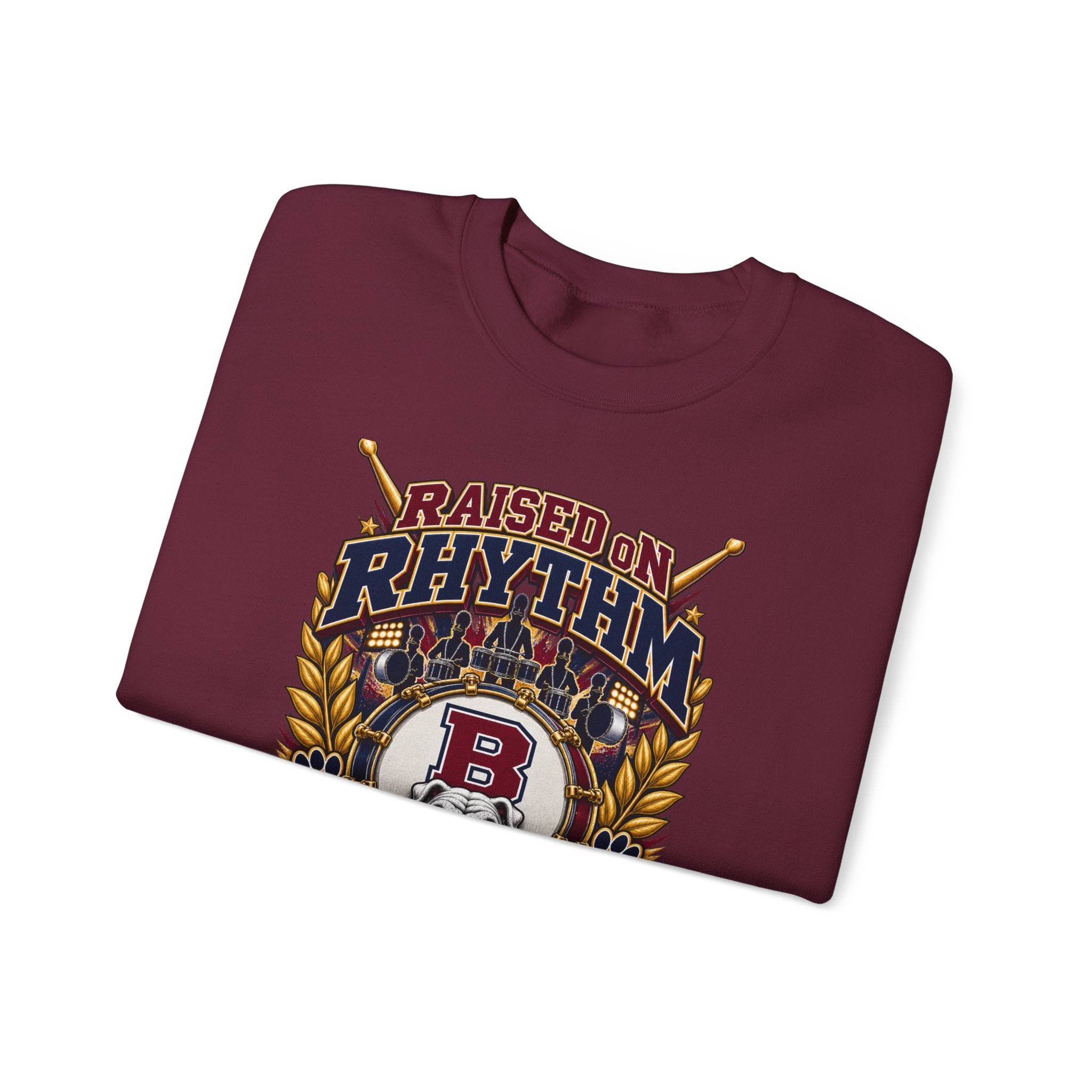 Raised on Rhythm Dawg Pound Sweatshirt – Proud Grandpa Bulldogs Crewneck