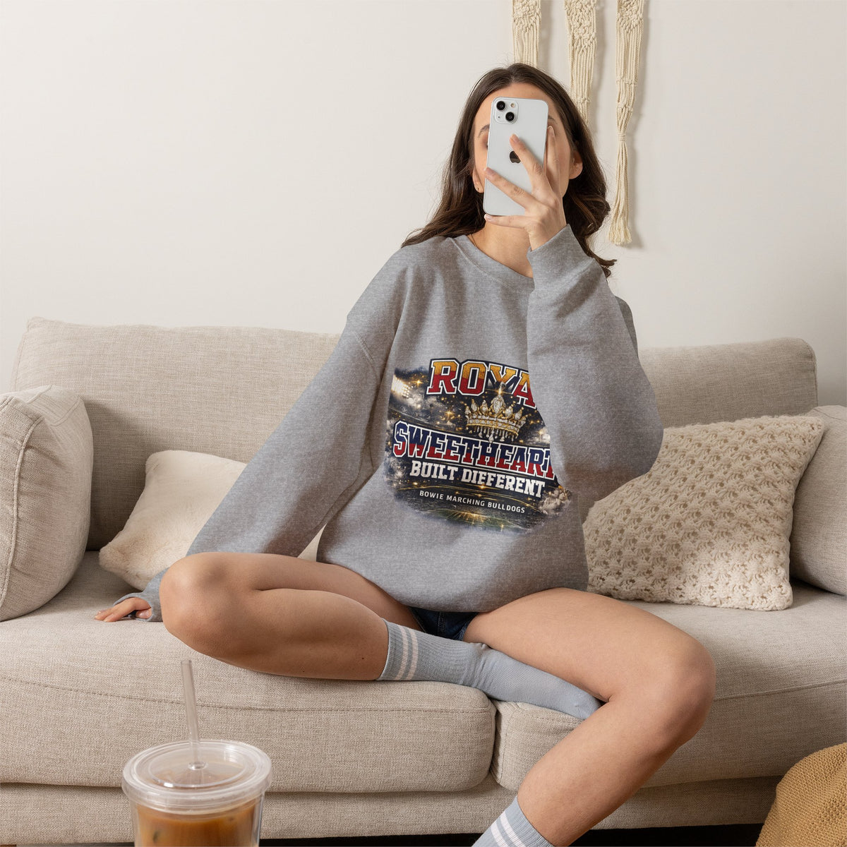 Royal Sweethearts 'Built Different' Crewneck Sweatshirt