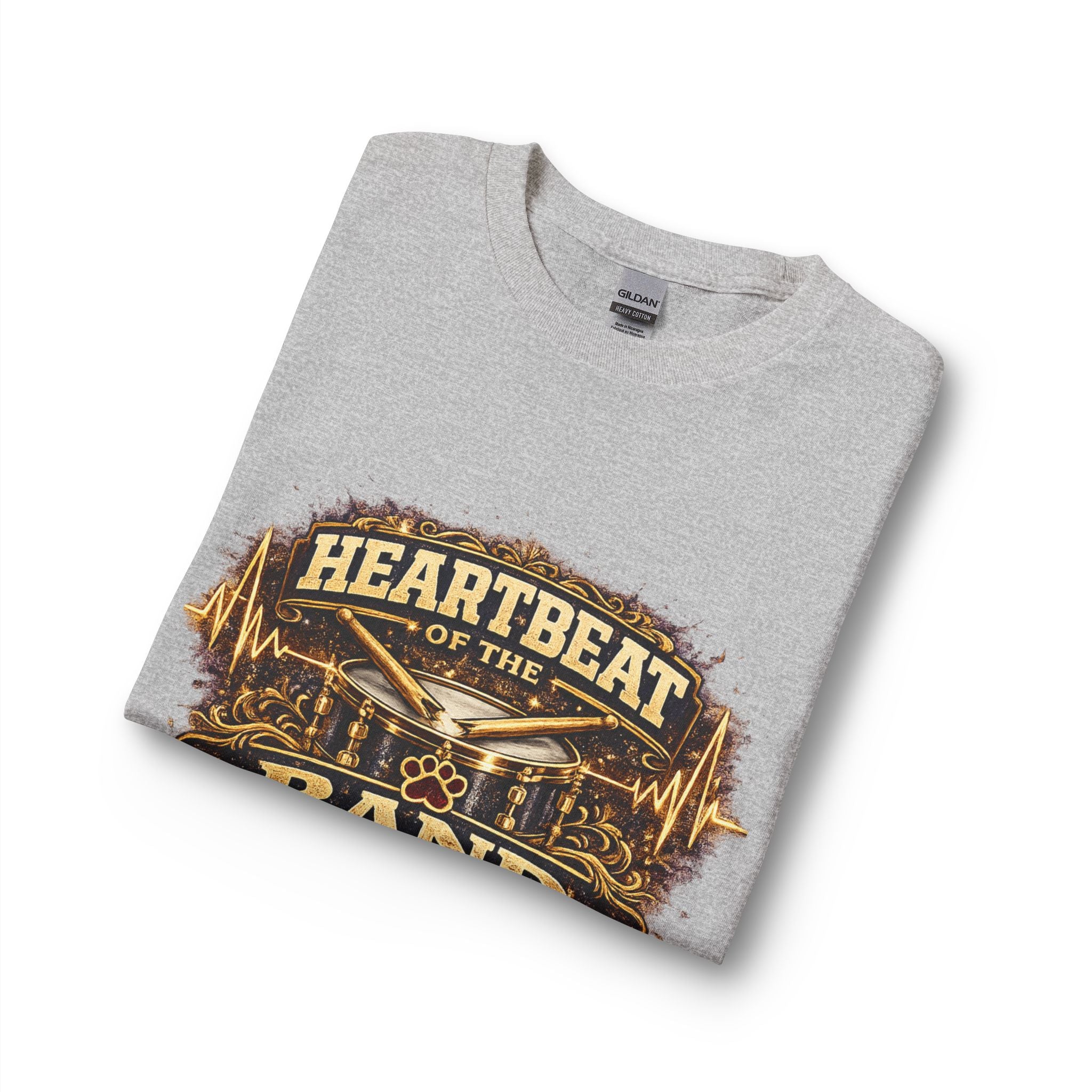 Heartbeat of the Band "Dawg Pound Mama" Long Sleeve Tee — Drumline Drummer Shirt