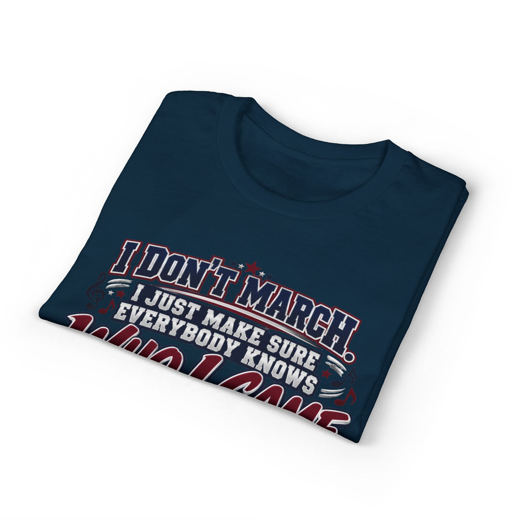 T-Shirt — 'I Don't March, I Came to See' Patriotic Parade Funny Tee