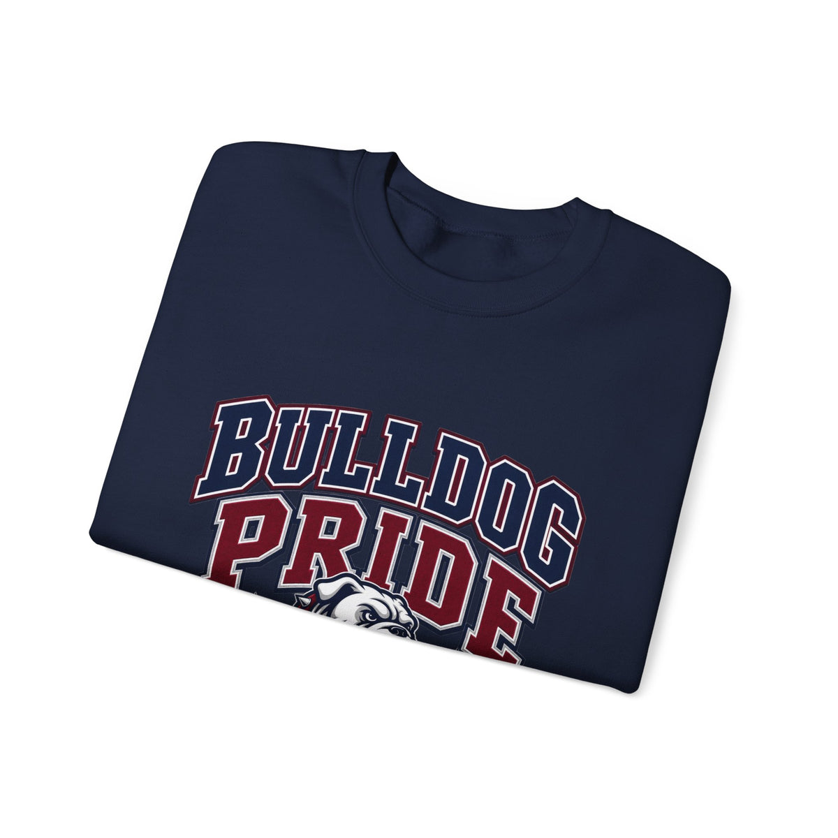 Bulldog Pride Sweatshirt – 'Looks Good on My Sister' Vintage Mascot Crewneck
