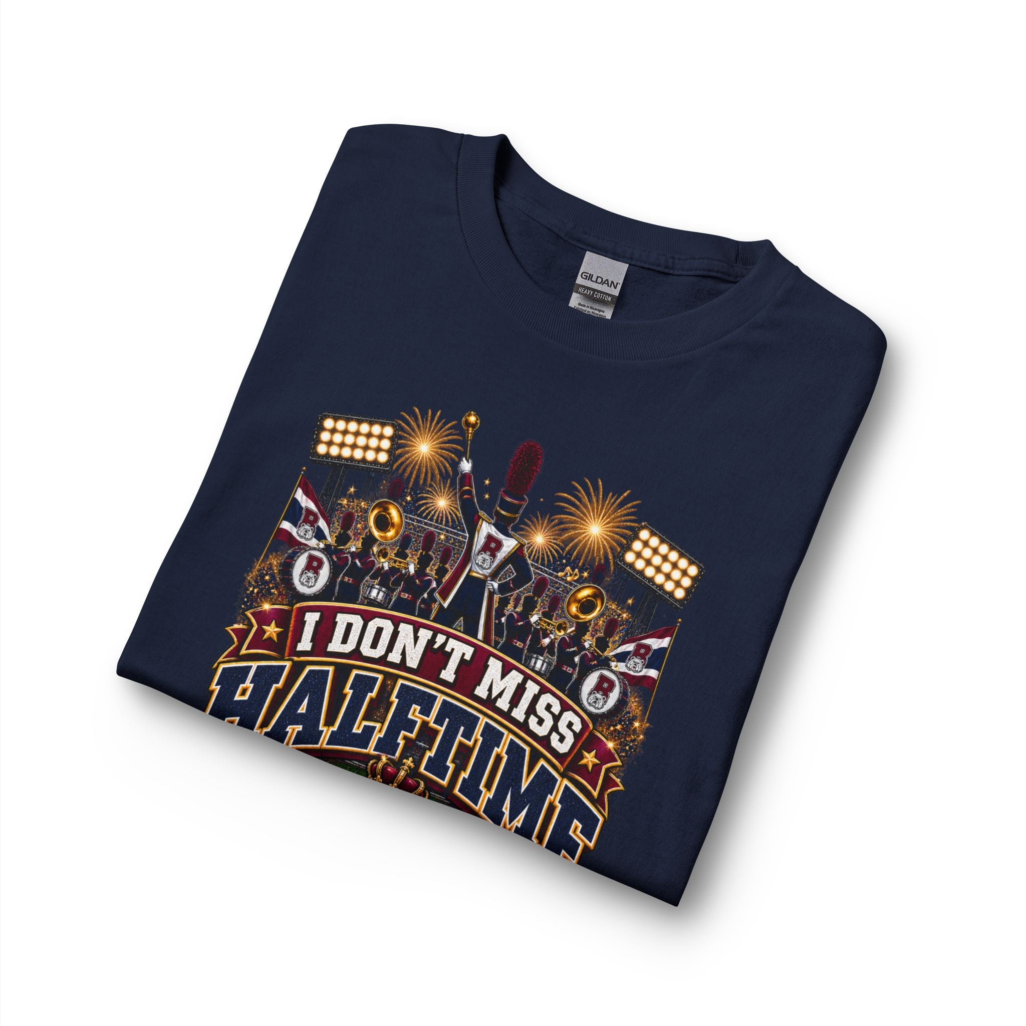 Bulldog Grandma Football Long Sleeve — “I Don’t Miss Halftime” Fan Tee