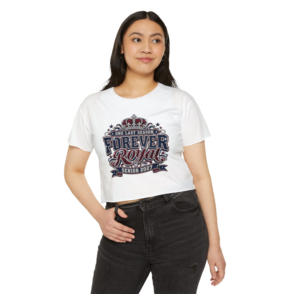 Forever Royal Senior 2027 Crop Top