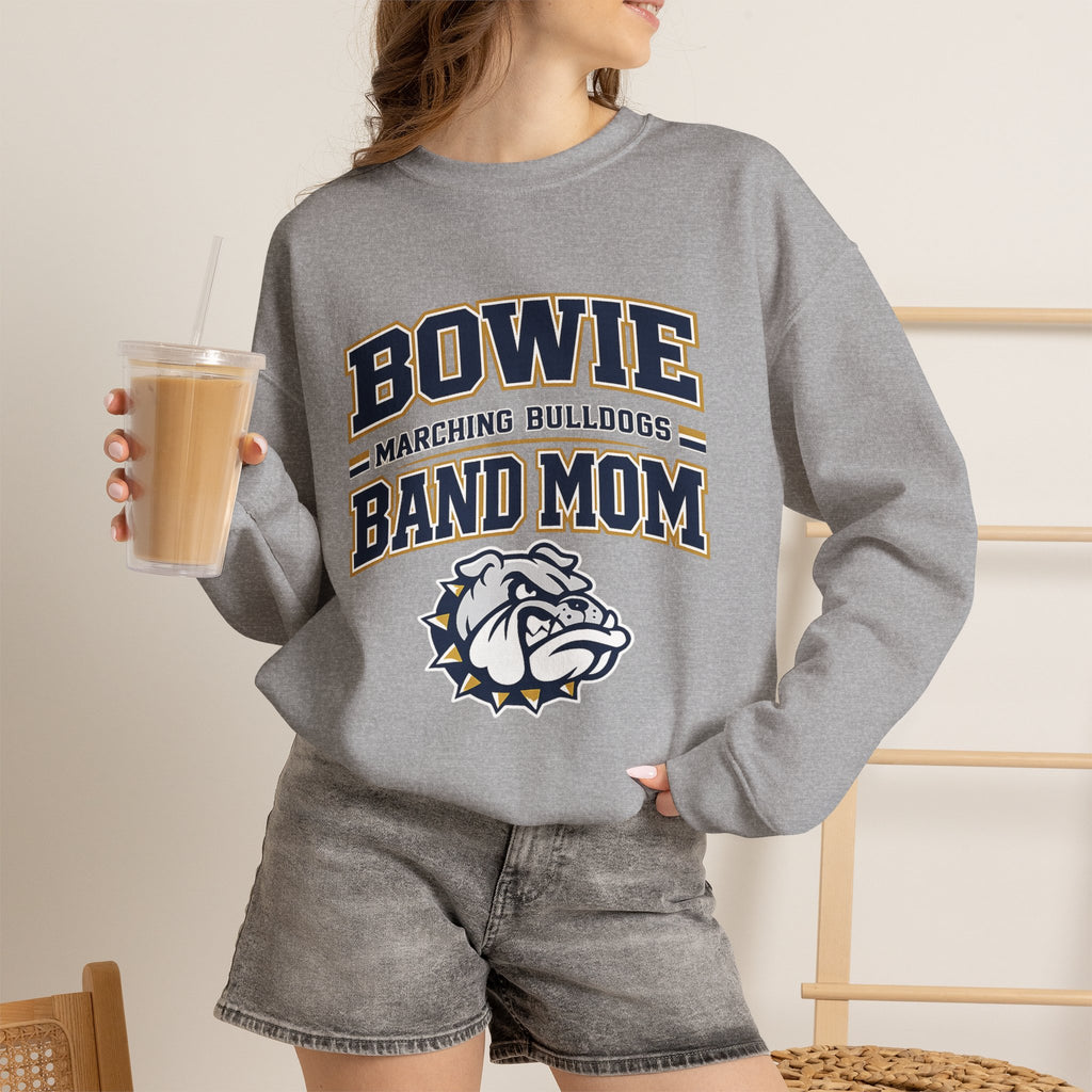 Bowie Bulldogs Mom Crew Neck Sweatshirt