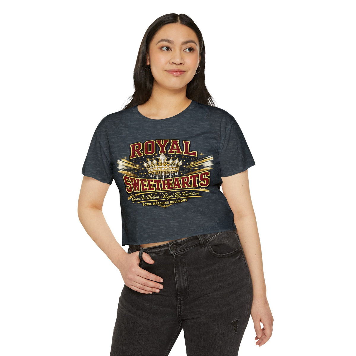 Royal Sweethearts Festival Crop Top — Vintage Band/Parade Graphic Tee
