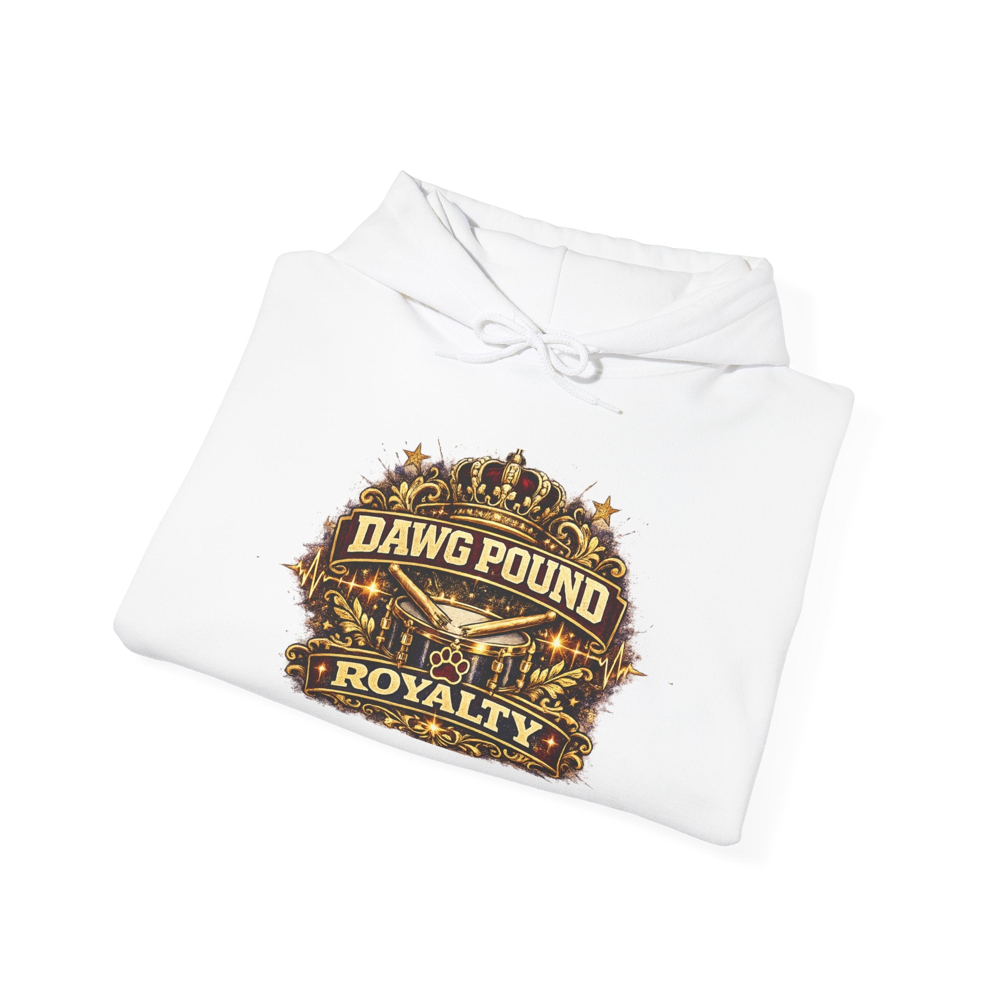Dawg Pound Royalty Hoodie — Vintage Football Fan Pullover