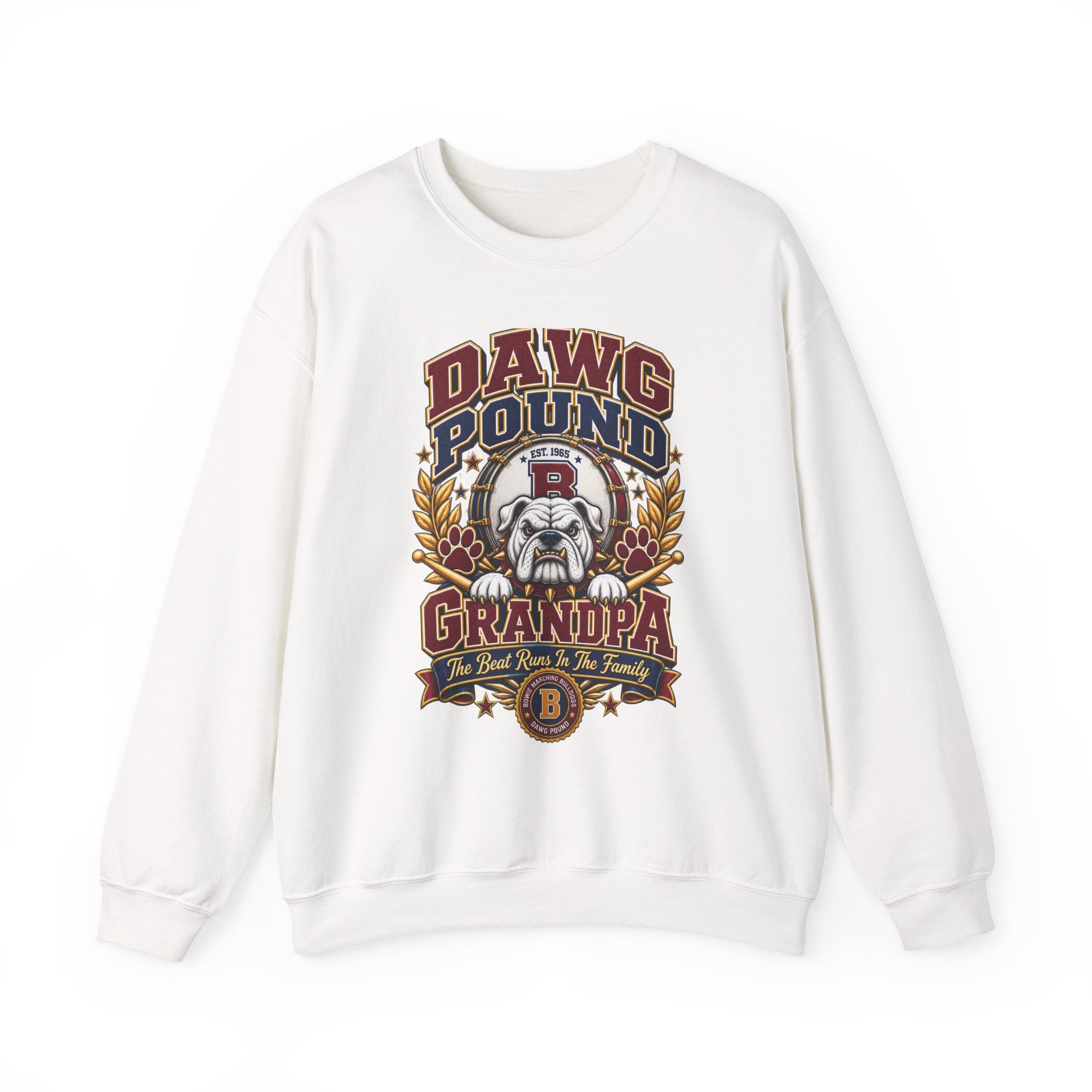 Dawg Pound Grandpa Sweatshirt – Vintage Bulldog Football Crewneck
