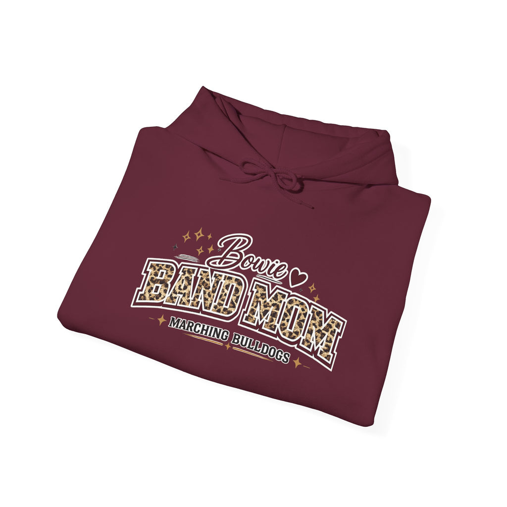 Bowie Band Mom Hoodie – Marching Bulldogs Support Crew Sweatshirt