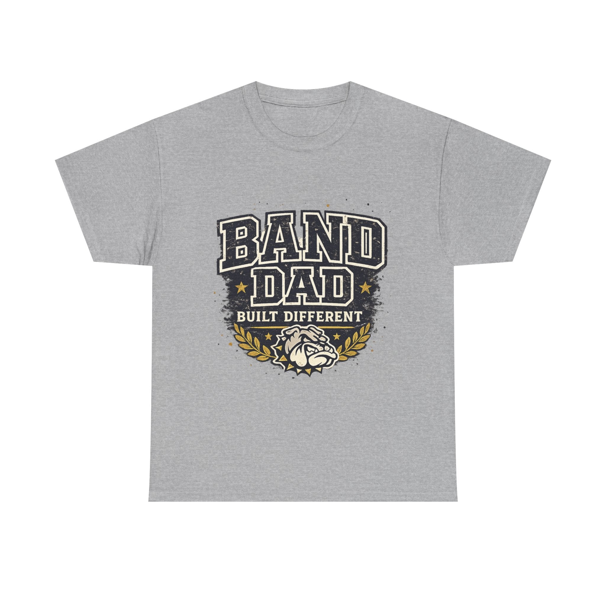 Band Dad T-Shirt "Built Different" – Proud Marching Band Dad Tee