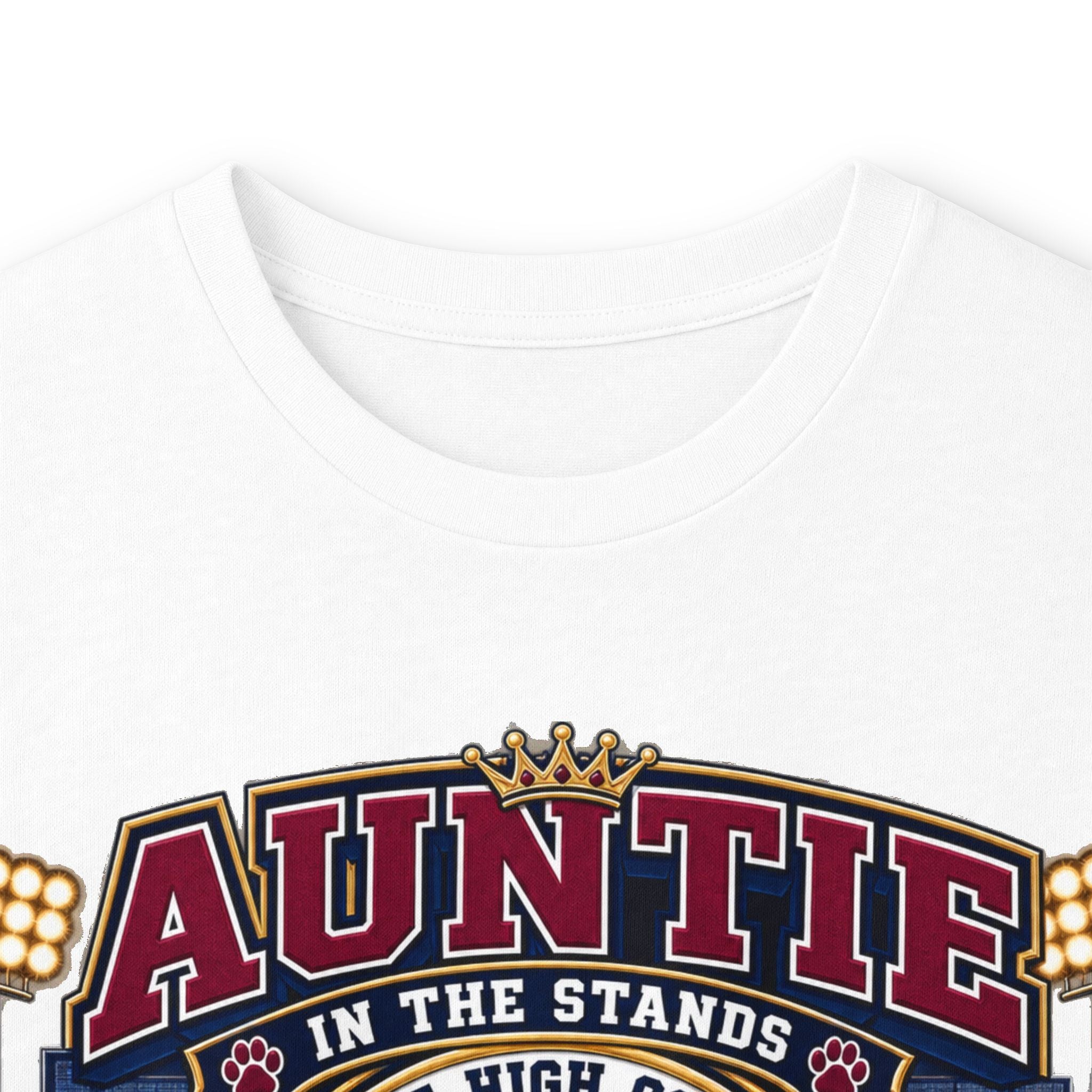 Band Auntie Long Sleeve Tee — "Auntie of the Stands" Marching Band Shirt