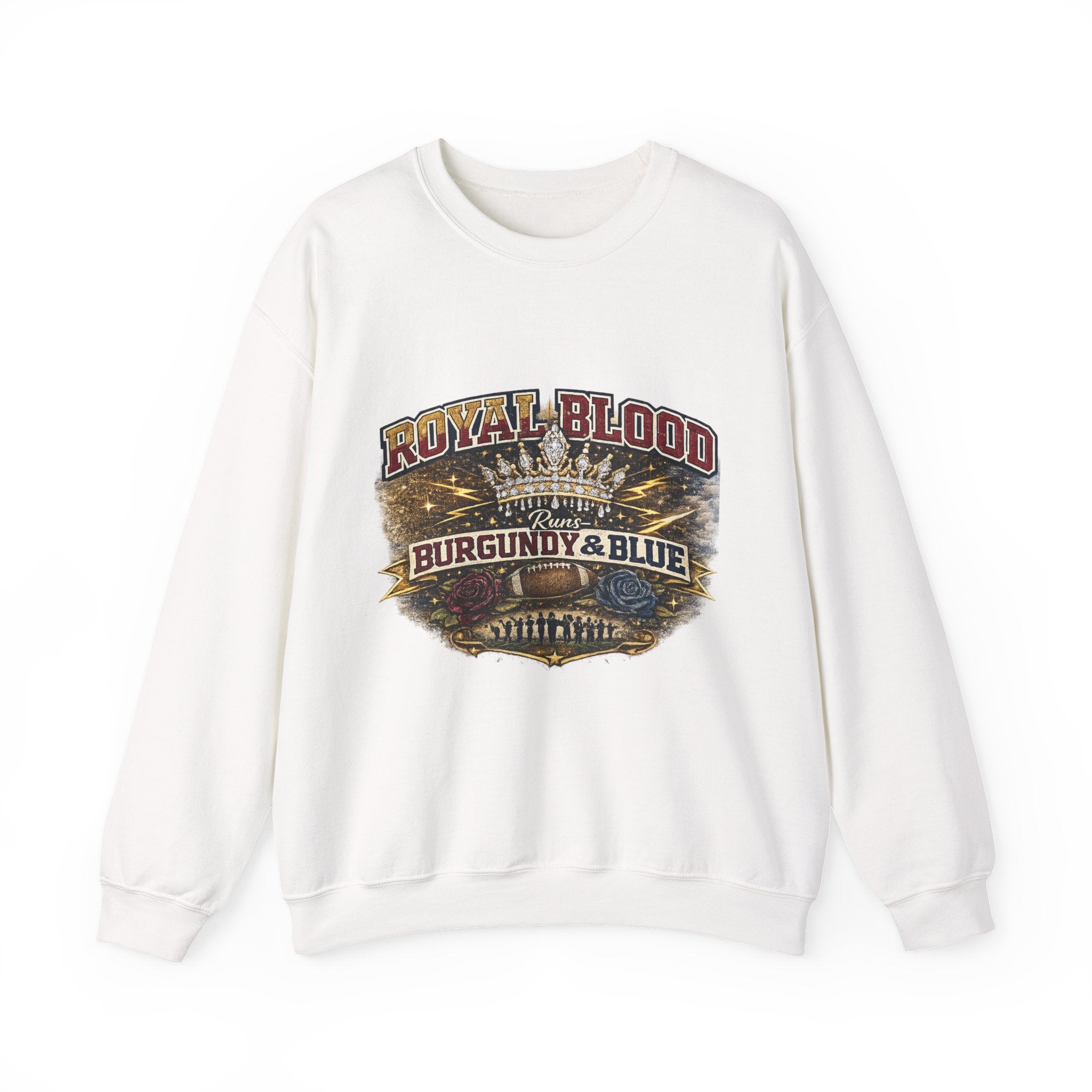 Royal Blood 'Burgundy & Blue' Crewneck Sweatshirt