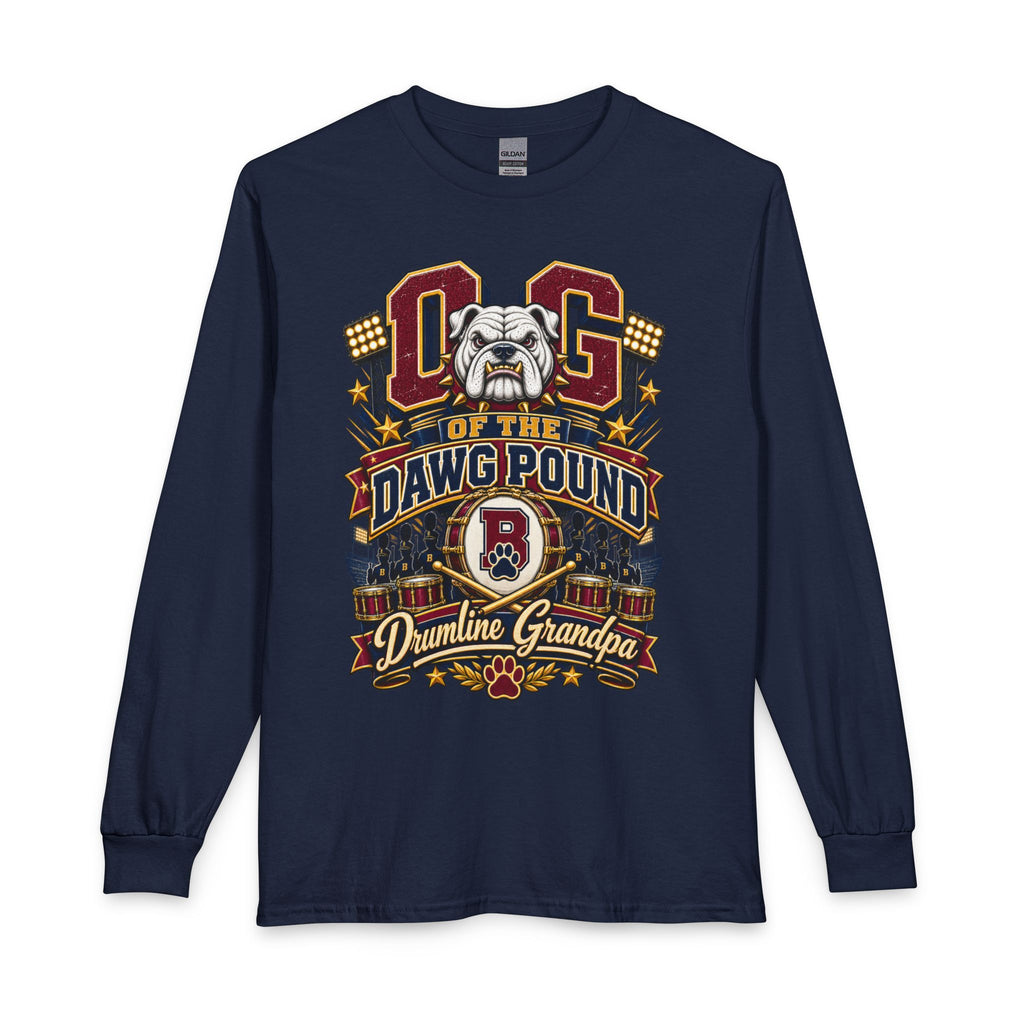 Dawg Pound Drumline Grandpa Long Sleeve Tee