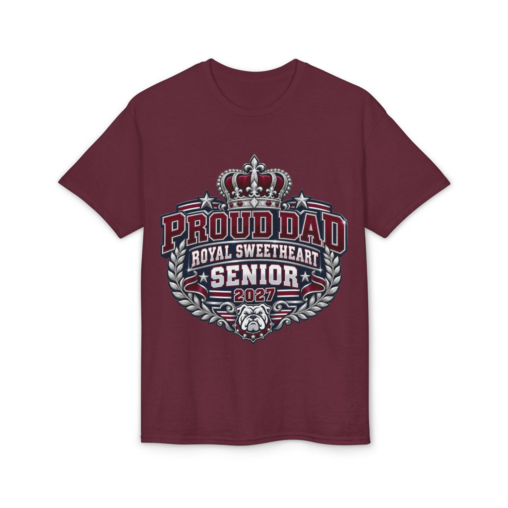 Proud Dad 'Royal Sweetheart Senior 2027' T-Shirt